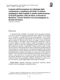 Culture della sostenibilità, n. 19, primo semestre 2017 (Chistolini)