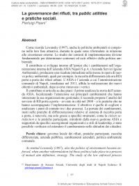 Culture della sostenibilità, n. 13, primo semestre 2014 (Pisani)