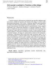 Culture della sostenibilità, n. 15, primo semestre 2015 (Bigaran, Delugan, Pezzin, Politeo)