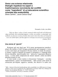Culture della sostenibilità, n. 10, secondo semestre 2012 (Camino, Colucci Gray)