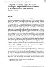 Culture della sostenibilità, n. 11, primo semestre 2013 (Tipaldo)