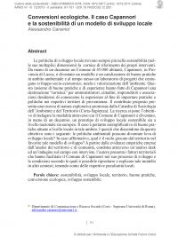 Culture della sostenibilità, n. 12, secondo semestre 2013 (Caramis)
