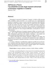 Culture della sostenibilità, n. 12, secondo semestre 2013 (Cilio)