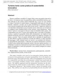 Culture della sostenibilità, n. 12, secondo semestre 2013 (Salvatore)
