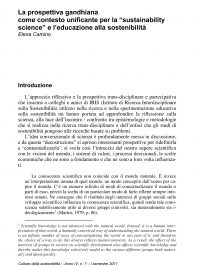 Culture della sostenibilità, n. 7, primo semestre 2011 (Camino)