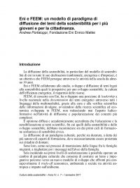 Culture della sostenibilità, n. 7, primo semestre 2011 (Portaluppi)