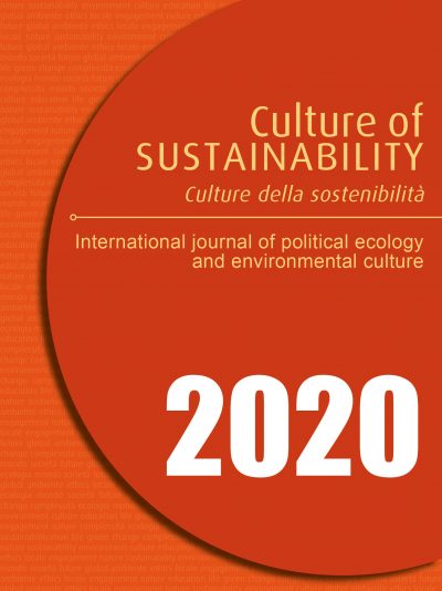 Culture della sostenibilità, n. 25, primo semestre 2020