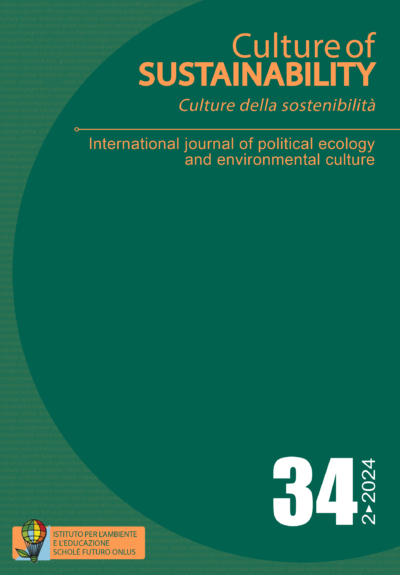 Culture della sostenibilità, n. 34, secondo semestre 2024
